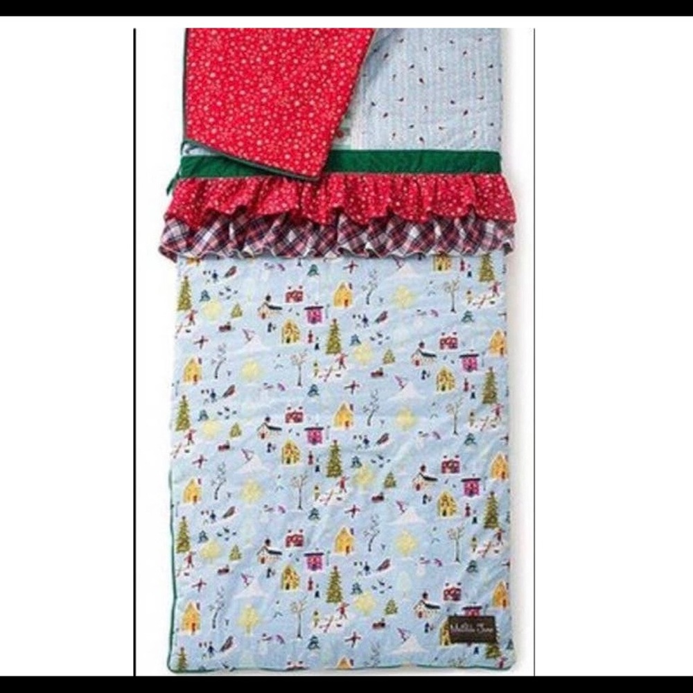 New Matilda Jane Make Believe Snuggle Up Christmas Sleeping Bag. *Pics borrowed*